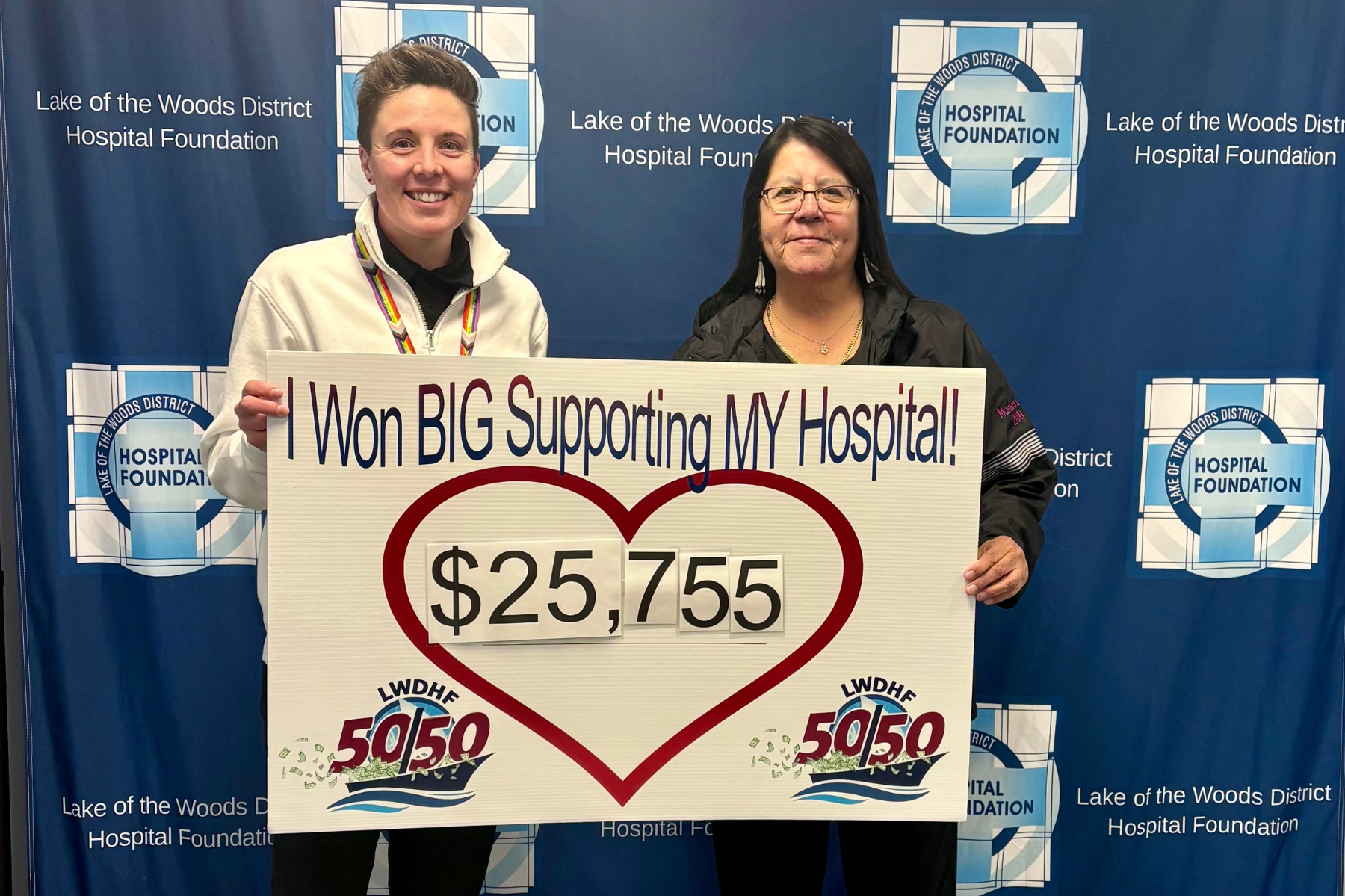 Lana Tuesday wins the April 2026 50/50 draw